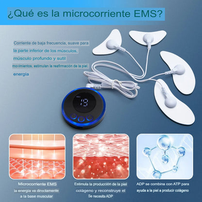 🌟 Masajeador Facial EMS | Revitaliza tu piel con tecnología avanzada 🌟