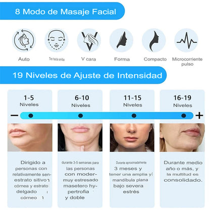 🌟 Masajeador Facial EMS | Revitaliza tu piel con tecnología avanzada 🌟