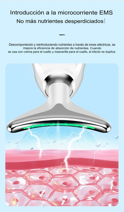 🌟 Masajeador Facial Antiedad Multifuncional – Limpieza y Revitalización para tu Piel