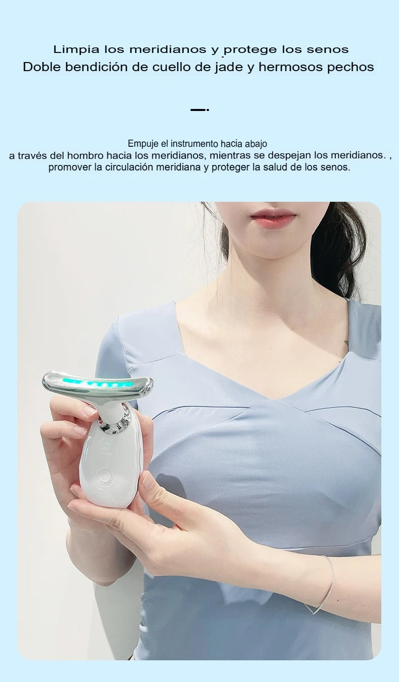 🌟 Masajeador Facial Antiedad Multifuncional – Limpieza y Revitalización para tu Piel