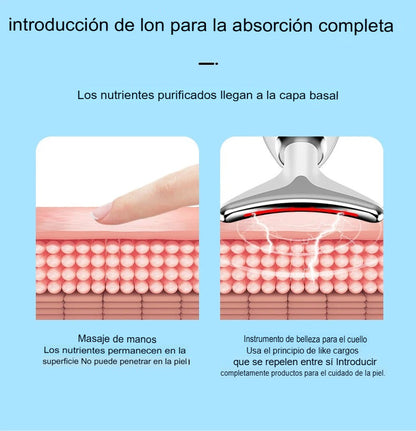 🌟 Masajeador Facial Antiedad Multifuncional – Limpieza y Revitalización para tu Piel
