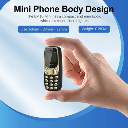 📱Mini Móvil Compacto – Comunicación Segura y Fácil de guardar y transportar📱