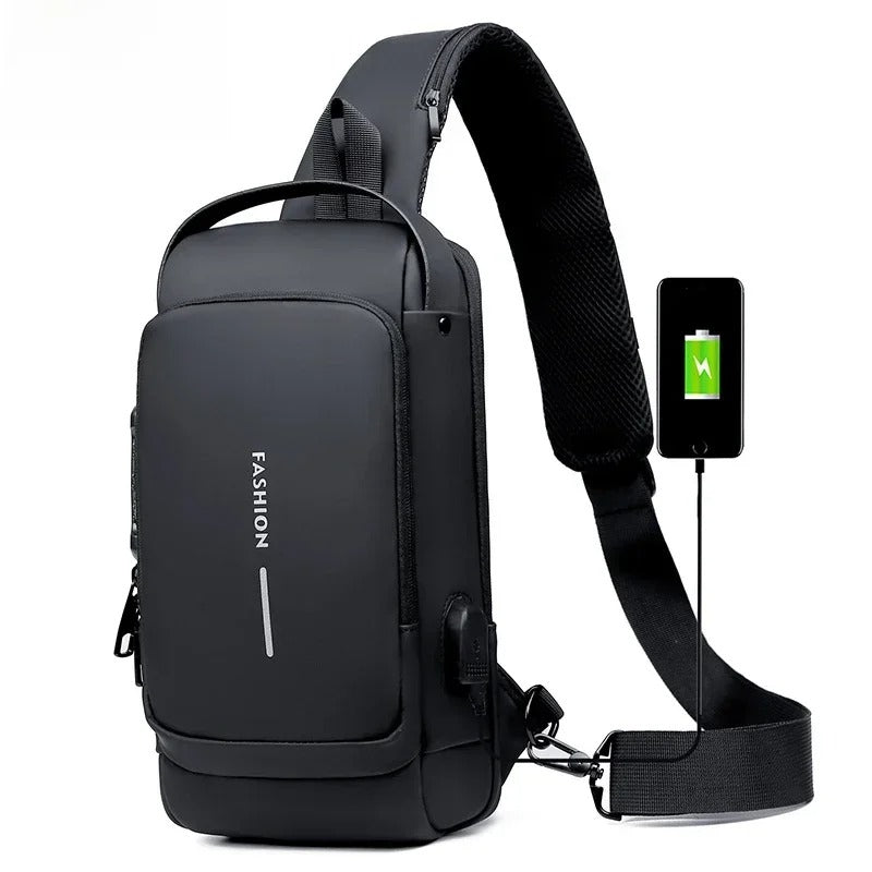 🎒Mochila Antirrobo para Hombre – Seguridad y Estilo en un Solo Diseño👮