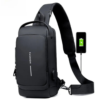 🎒Mochila Antirrobo para Hombre – Seguridad y Estilo en un Solo Diseño👮