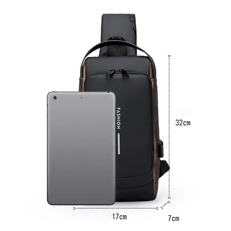 🎒Mochila Antirrobo para Hombre – Seguridad y Estilo en un Solo Diseño👮