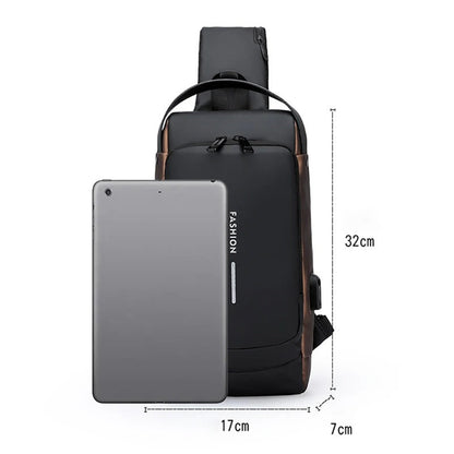 🎒Mochila Antirrobo para Hombre – Seguridad y Estilo en un Solo Diseño👮