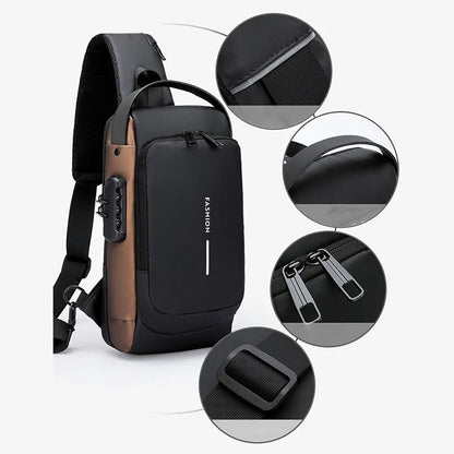🎒Mochila Antirrobo para Hombre – Seguridad y Estilo en un Solo Diseño👮