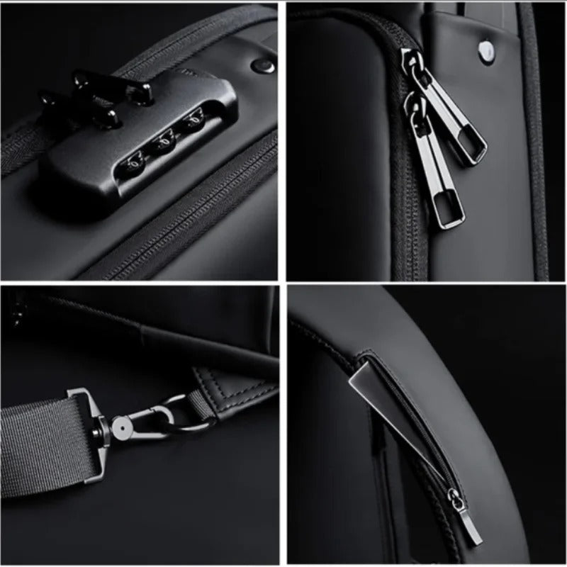 🎒Mochila Antirrobo para Hombre – Seguridad y Estilo en un Solo Diseño👮