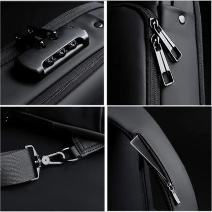 🎒Mochila Antirrobo para Hombre – Seguridad y Estilo en un Solo Diseño👮
