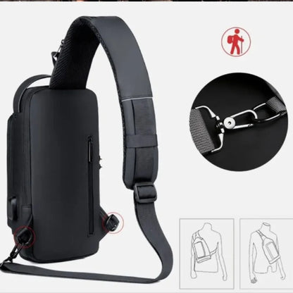 🎒Mochila Antirrobo para Hombre – Seguridad y Estilo en un Solo Diseño👮