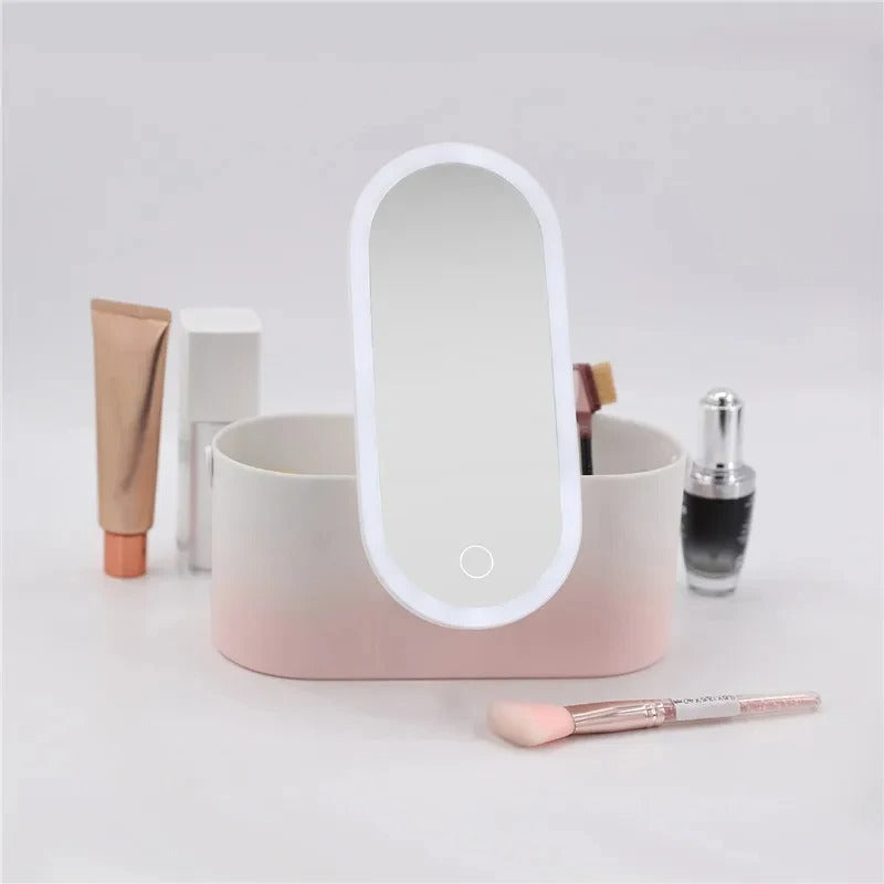 💄Organizador de Maquillaje con Espejo LED para Viajes💄
