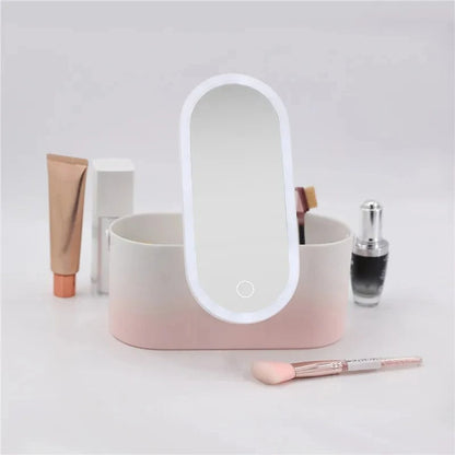 💄Organizador de Maquillaje con Espejo LED para Viajes💄
