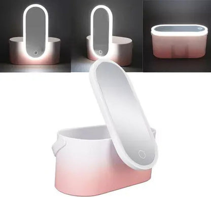 💄Organizador de Maquillaje con Espejo LED para Viajes💄