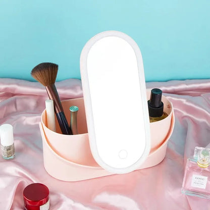 💄Organizador de Maquillaje con Espejo LED para Viajes💄