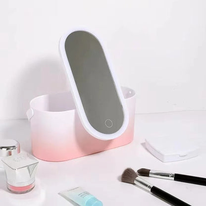 💄Organizador de Maquillaje con Espejo LED para Viajes💄