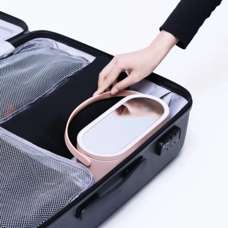 💄Organizador de Maquillaje con Espejo LED para Viajes💄