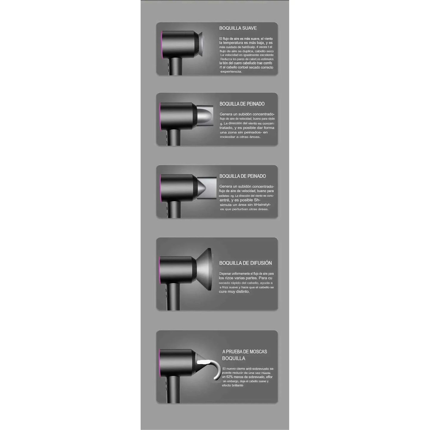 🔥Secador Styler Profesional Multifunción 5en1: para un Cabello Perfecto | ¡El Cabello Nunca se Enreda!🌀