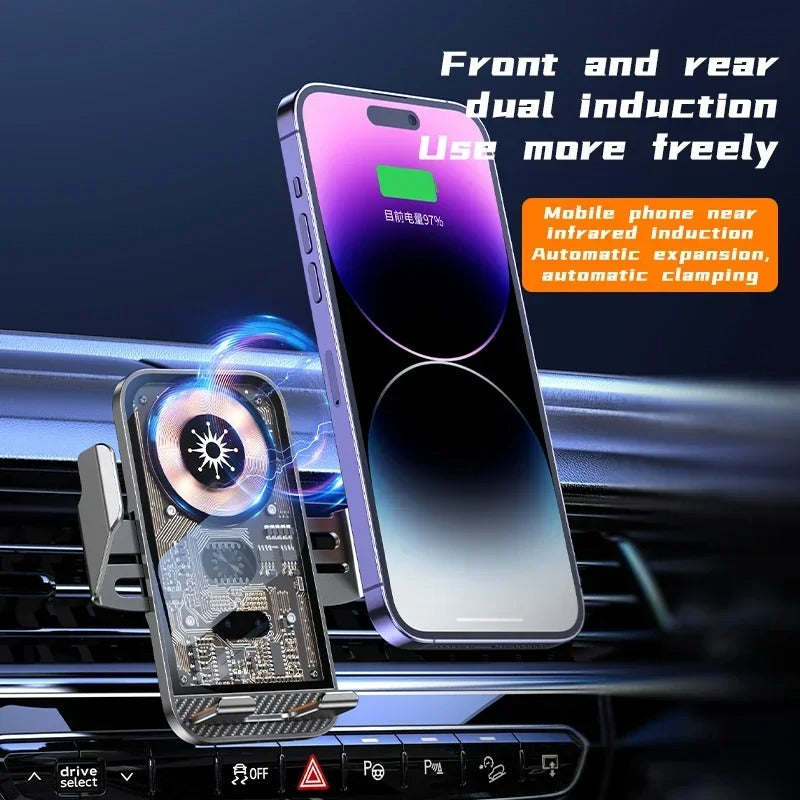 🚗 Soporte con Cargador Inalámbrico para Coche – Comodidad y Funcionalidad en un Solo Producto ⚡