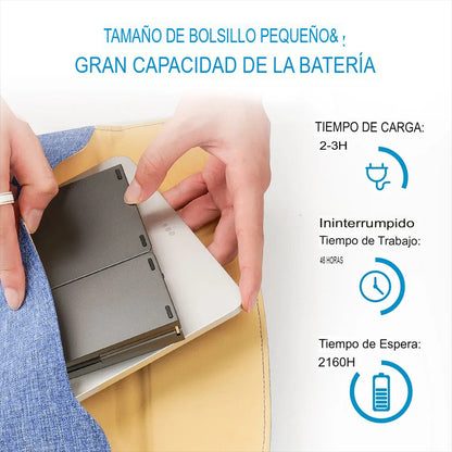⌨️ Teclado Plegable y Compacto Multifunción - Ideal para Viajes y Uso Diario ⌨️