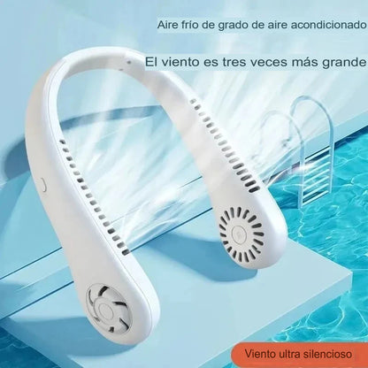 🌬️Ventilador de Cuello Sin Aspas: Frescura y Comodidad al Instante 🌞