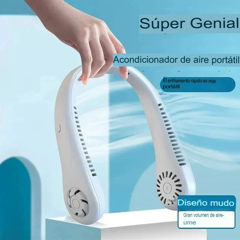 🌬️Ventilador de Cuello Sin Aspas: Frescura y Comodidad al Instante 🌞