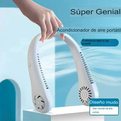 🌬️Ventilador de Cuello Sin Aspas: Frescura y Comodidad al Instante 🌞