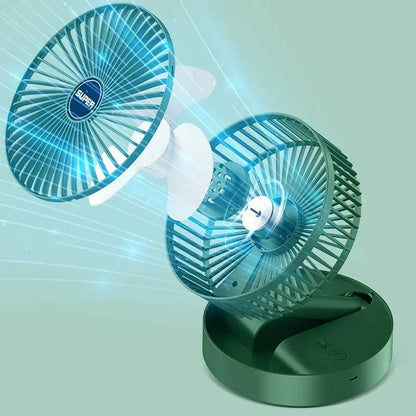 🌬️Ventilador Plegable y USB Recargable: ¡Mantén la Frescura con Estilo y Comodidad!