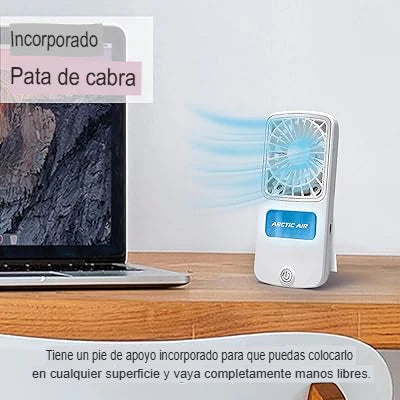 🌀 Ventilador Portátil Recargable 3 Velocidades Con Recipiente de Agua para Vaporización.💨