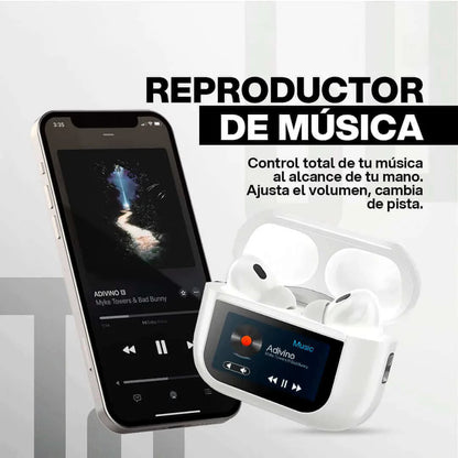 🔊 ¡AIRPODS PRO CON PANTALLA – SONIDO PREMIUM, CANCELACIÓN DE RUIDO Y 76% DE DESCUENTO + Spotify Premium Gratis! 🔥