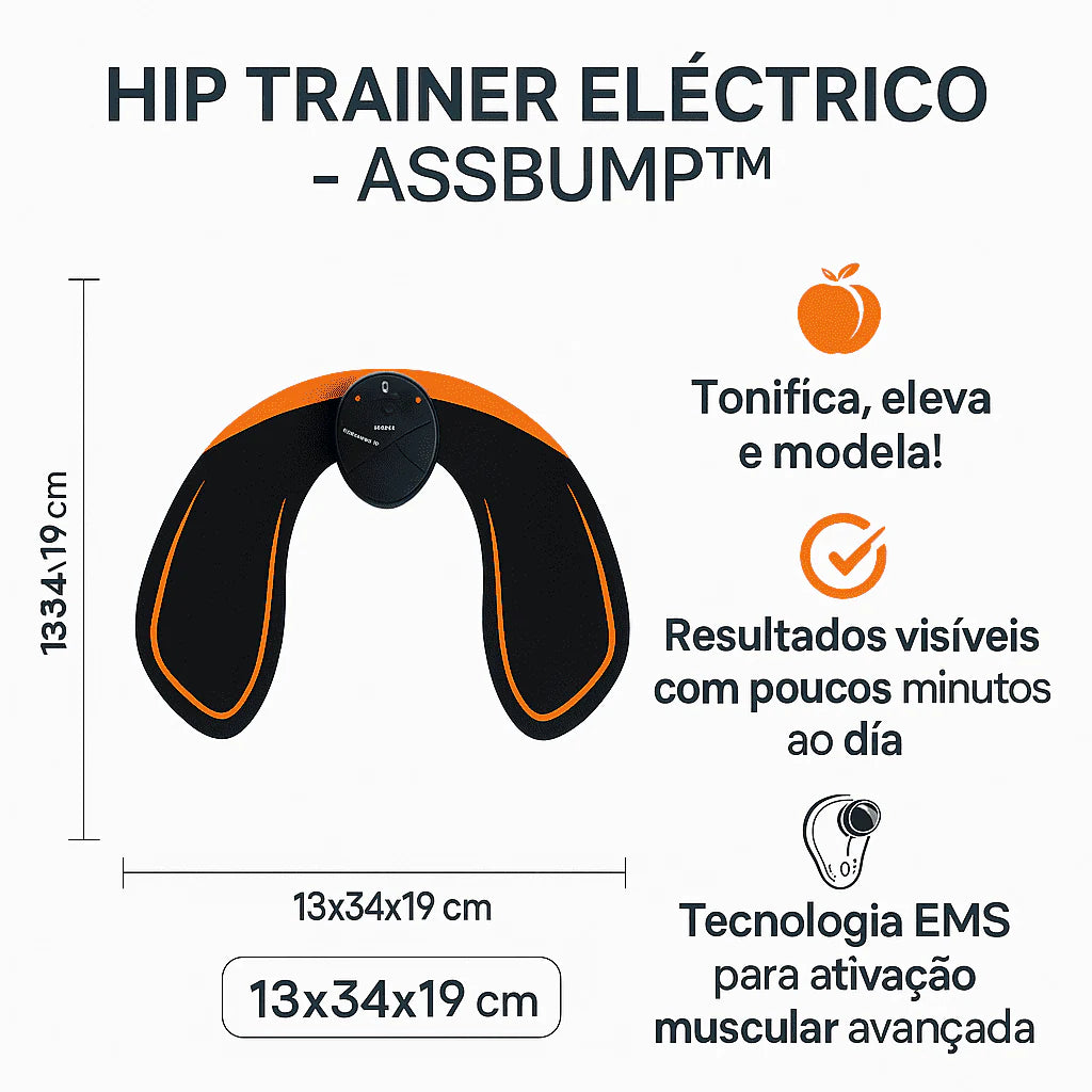 🍑 AssBump – Estimulador y Tonificador de Glúteos con Tecnología EMS + E-book Gratis ✅