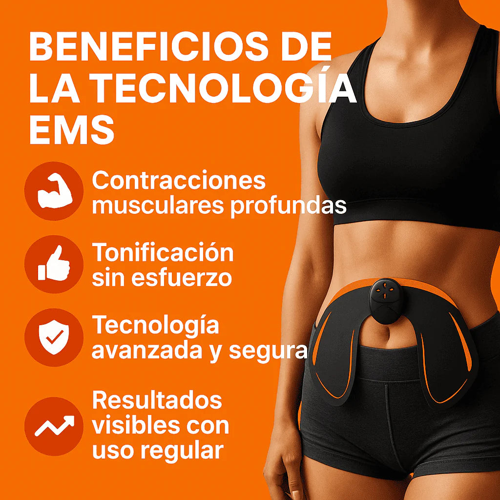 🍑 AssBump – Estimulador y Tonificador de Glúteos con Tecnología EMS + E-book Gratis ✅