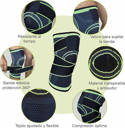 🦵 Rodillera de Compresión Ajustable – Soporte Premium para Tus Rodillas