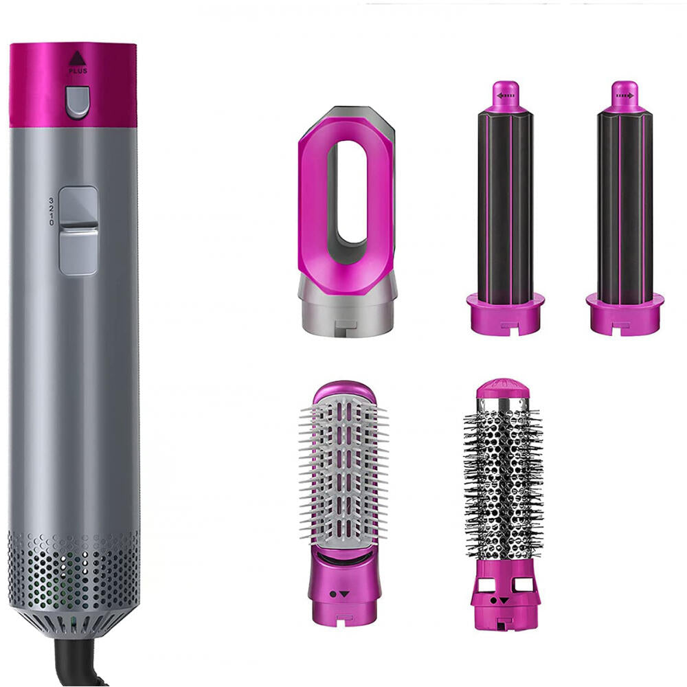 ✨ CEPILLO SECADOR 5 EN 1: ¡CABELLO DE SALÓN EN SEGUNDOS + REGALO SECRETO! 😍