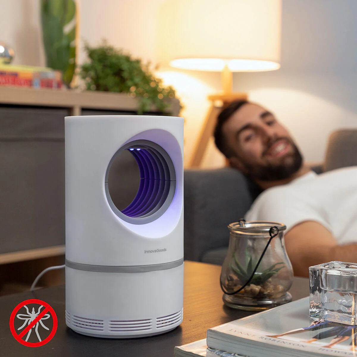 🔥 Lámpara Antimosquitos EcoLED por Succión – Potencia, Diseño Premium y Eficiencia Garantizada 🦟