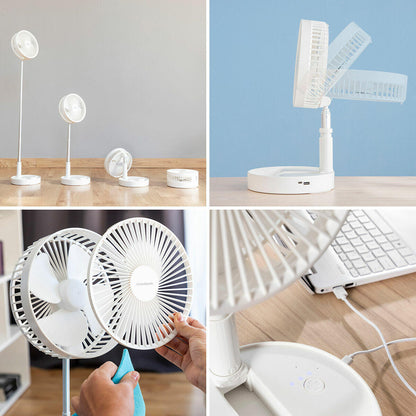 ❄️ ¡Adiós al Calor! Ventilador 3 en 1 Plegable y Recargable: ¡Frescor Intenso Portátil por Hasta 1 Día! ✅