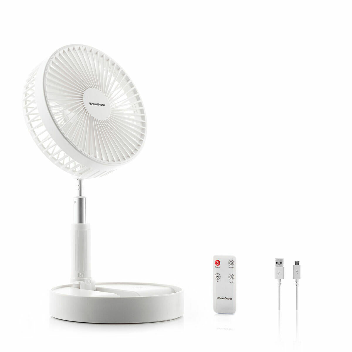 ❄️ ¡Adiós al Calor! Ventilador 3 en 1 Plegable y Recargable: ¡Frescor Intenso Portátil por Hasta 1 Día! ✅