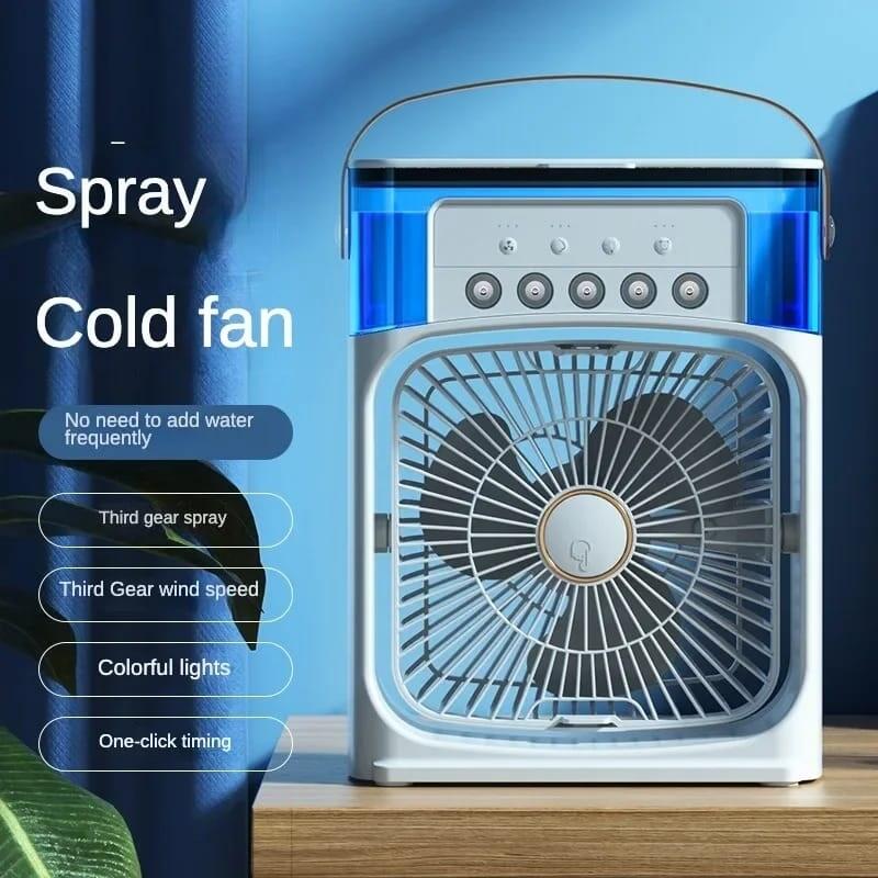 ❄️ Aire acondicionado portátil con agua y hielo 💧 – ¡enfría en segundos! ⚡️🔥