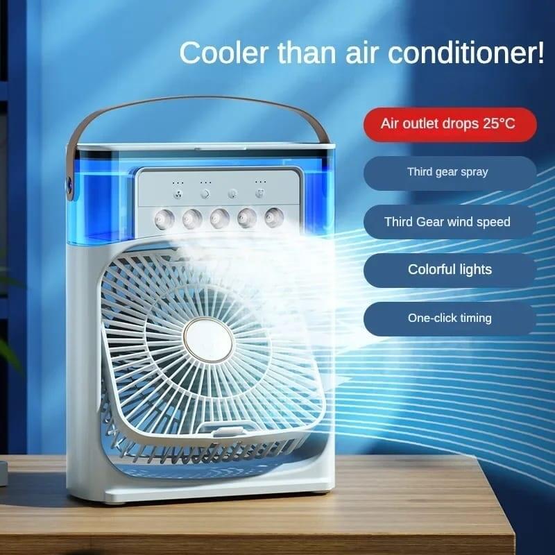 ❄️ Aire acondicionado portátil con agua y hielo 💧 – ¡enfría en segundos! ⚡️🔥