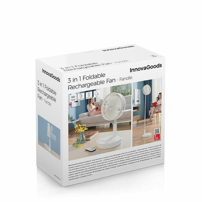 ❄️ ¡Adiós al Calor! Ventilador 3 en 1 Plegable y Recargable: ¡Frescor Intenso Portátil por Hasta 1 Día! ✅