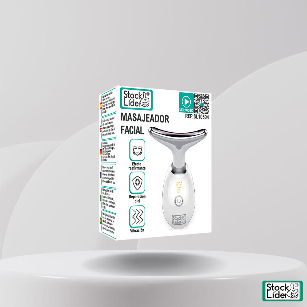 ✨ Masajeador Facial Premium – Antiarrugas y reafirma el cuello 🌈